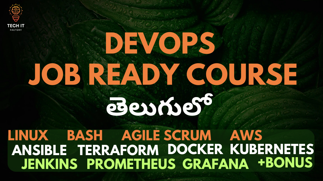 DevOps 20 Week Job Ready Program – 2024